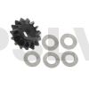 B130X22-D Xtreme Production Hardened Steel Gear Tail 15T Gear D 130X
